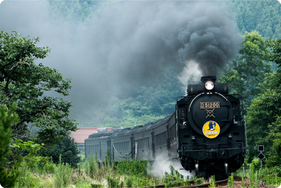 Trải nghiệm “du hành ngược thời gian” trở về quá khứ với tàu hỏa đầu máy hơi nước SL Yamaguchi.